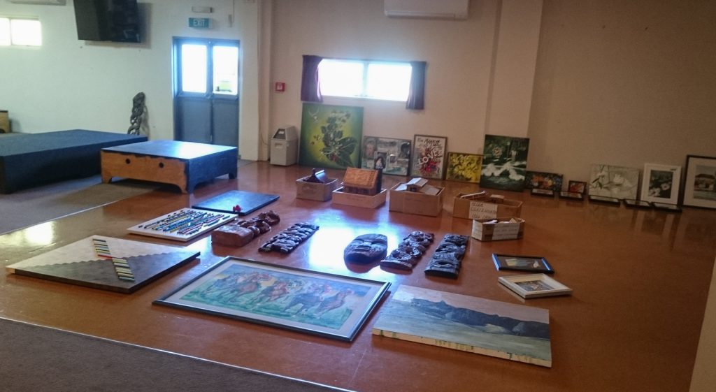 Curator Sarah Edgehill step 1